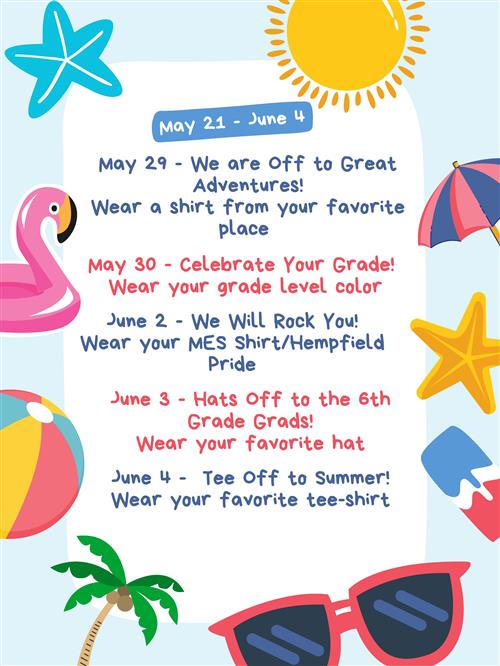 Countdown to summer